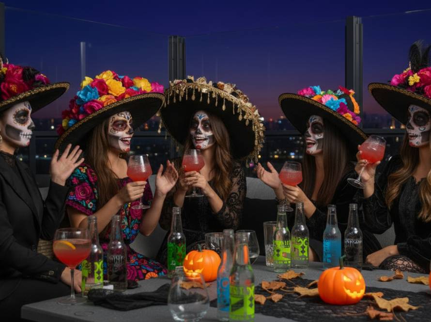 cocteles de Halloween sin culpa